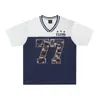 Jia Yiku 2026 Nova Camisa Esportiva de Malha com Manga Curta Estilo Americano Camiseta Liga de Futebol Camiseta Estilo Motociclista