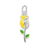 Acessórios para Pulseiras e Colares DIY Transfronteiriços, Pingentes de Coração, Charms de Cordão, Pingentes Florais Artesanais, Materiais para Pendurar em Bolsas