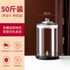 Botella de Vidrio para Vino de Gran Capacidad con Grifo, Tarro de Vino Sellado de Alto Gama de Diámetro Grande, Botella Especial Espesa para Vino de Ginseng y Cuerno