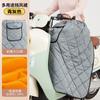 Falda Engrosada con Forro de Felpa para Motocicleta de Coche Eléctrico en Invierno, Falda Parabrisas, Protección para Piernas y Rodillas, Delantal Impermeable, Falda Cálida a Prueba de Viento