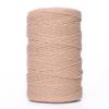 Spot atacado 3mm de diâmetro corda de cor sólida decoração de presente artesanal feixe de corda de algodão tag tapeçaria corda de algodão