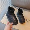 Botas de Nieve para Niñas 2025 Nuevos Zapatos de Algodón Felpa para Nieve para Niñas Resistentes al Frío Zapatos de Algodón Botas Grandes de Algodón Elegantes