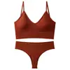 Ropa interior para mujeres con busto grande, efecto minimizador, acanalada, sin varillas, push-up, camisola, conjunto de sujetador de copa triangular francés, cómodo