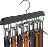 Loja de Roupas Cabide Gancho Multifuncional para Cinto Chapéu Prateleira Doméstico Transfronteiriço Madeira Maciça Cabide de Armazenamento de Cintos
