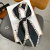 Bufanda Larga de Seda, Nuevo Estilo Primavera y Verano, Se Puede Combinar con Camisas, Usada como Cinta, Cinturón Multifuncional, Goma para el Cabello, Bufanda a la Moda y Versátil