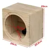 Caja de altavoz de madera subwoofer hecho a mano DIY audio para coche caja de madera caja vacía cuerpo de madera para uso doméstico