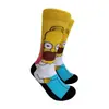 Amazon Nueva Fuente Transfronteriza Calcetines de Dibujos Animados ins de Moda Bob Esponja Patrick Película para Hombres y Mujeres de Caña Media