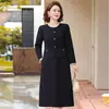 Vestido Elegante de Otoño de Alta Gama 2026 para Mamá con Diseño de Cintura Adelgazante, Adecuado para Todos los Tipos de Cuerpo, Vestido Chic