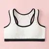 Sutiãs Esportivos Atacado Sem Algodão para Meninas Adolescentes em Estoque, Design Anti-Impacto, Camisetas Regata para Meninas Estudantes