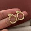 Pendientes Zodiacales Año del Dragón Aguja de Plata Pendientes de Alta Gama Pendientes Zodiacales para Mujer Finamente Tallados Tendencia Nacional Joyería Medieval Alta Gama