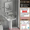 Nuevo Lavabo de Cerámica de Pie Pedestal Lavabo Lavabo de Inodoro Baño Apartamento Pequeño Lavabo Doméstico