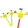 Estrella grande de cinco puntas dragón soplador con campana silbato de poste largo Casa de juegos para niños silbato enrollable retráctil Bocina