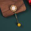 Nuevo Broche Literario Retro Estilo Chino al por Mayor Cristal Natural Colgante Versátil Pin Chinoiserie Ramillete Accesorios para Cheongsam