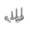 En stock tornillos autorroscantes de acero inoxidable 304 cabeza de cruz avellanada cabeza plana M2-M8 tornillos autorroscantes cabeza plana avellanada cabeza de cruz