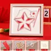1º de Julho Festa Dia da Fundação Patriótica Artesanal Pintura em Tecelagem de Bambu Materiais DIY Construção de Equipe Educação Atividades Culturais Temáticas Vermelhas para Crianças