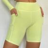 Conjunto de 4 Peças Amazon Bra Personalizado Outono/Inverno Calça Shorts Manga Longa Roupa de Yoga Shorts para Corrida Esportiva