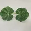 Hoja artificial de begonia de 3 puntas, planta del dinero, hoja del dinero, decoración de jarrón, arreglo floral, planta verde pequeña, flor de seda, hojas de planta