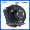 9817840980 É Adequado para Peugeot Citroen C3 2019-2020 Interruptor do Espelho Retrovisor Interruptor do Espelho de Ré