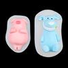 Molde de silicona de cerdito molde de jabón hecho a mano de cachorro molde de silicona de pastel de mousse de chocolate de dibujos animados helado