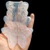 Molde de silicone epóxi cristal espelhado borboleta espelhada estilo antigo oco cristal joia artesanal pingente decoração molde