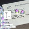 Brincos Originais Shijia Huazi 1088 Furo de Orelha Austríaco Aço Titânio Brincos Redondos Huazi Pregos de Osso da Orelha Produto Acabado
