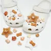 Accesorios Florales Perforados 3D Estilo Océano Iridiscente para Zapatos Desmontables Lindos Decoración de Estrella de Mar, Concha, Delfín Hebilla de Zapato Mayoreo