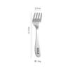 Tenedor de Fruta Lindo Acero Inoxidable 304 Tenedor para Pastel Transfronterizo Dibujos Animados Tenedor para Postre Hogareño Lijado Tenedor Pequeño para Niños