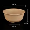 Cuencos y Palillos Desechables de Calidad Banquetera para Alimentos Endurecidos Hechos de Cáscaras de Arroz Engrosadas y Biodegradables
