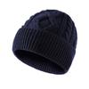 Gorro de Lana Pura Otoño e Invierno Gorro Tejido de Doble Capa para Hombre y Mujer, Gorro de Lana para Edad Media y Adultos Mayores, Envoltura Cálida para la Cabeza Gorro para Clima Frío al Por Mayor