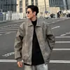 Chaqueta de solapa estilo Hong Kong Moda callejera para hombre Marca de tendencia Simple holgada Chaqueta de motociclista Chaqueta genial Primavera/Otoño 2026 Top