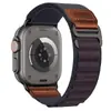 Adequado para Apple iWatch Se/Ultra Pulseira de Couro Retro Alpine Compatível com 987654 Respirável e à Prova de Suor Couro Genuíno