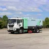 Camión de limpieza municipal, camión de lavado y barrido de tamaño mediano, camión de lavado y barrido totalmente eléctrico, camión de limpieza y barrido de alta presión, vehículo integrado de lavado y barrido