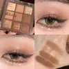 Dikalu flash edición limitada de Navidad princesa de hielo full Flash diamante plato de sombras de ojos de nueve colores 25 Bola de Nieve Perla