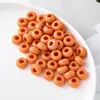 Contas para rodas 14mm furo grande chaveiro de bolsa acessórios DIY feito à mão contas de acrílico ábaco