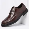Zapatos de cuero para hombre de talla grande transfronterizos, nuevos estilos de otoño, zapatos casuales versátiles, zapatos de suela blanda para negocios y formales, adecuados para el trabajo y para conducir