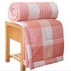 Edredón de verano fresco de algodón lavado simple Edredón de aire acondicionado de verano Edredón de verano Edredón de estilo japonés sin estampado Edredón fino de regalo Venta al por mayor