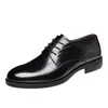 Zapatos de cuero de estilo business casual Cabeza de Viejo, estilo británico para hombre, con plataforma para aumentar altura, nueva colección de otoño, zapatos de cuero para hombre, Q799571