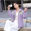 Moda Femenina Otoñal, Tops de Moda, Chaquetas Transpirables a la Moda que Reducen la Edad, Chaquetas Impermeables con Capucha para Mujer 2025 Nuevo Estilo