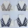 Diretamente do Fabricante, Camiseta Masculina Jacquard Xadrez Estilo Britânico com Gola Polo, Limpa e Estilosa, Alta Elasticidade com Costelas e Acessórios na Gola