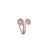 Comercio Electrónico Transfronterizo Punto Caliente Perforación Libre Moda Estilo Africano Forma de U Acero Inoxidable Joyería para Perforar Pinza para Nariz Anillo para Nariz
