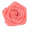 En Stock 4cm Sombrero de Confinamiento de Cinta DIY Flor Pequeña Flor de Cinta de Satén Flor de Rosa Pentagonal Accesorios para Caja de Dulces de Boda Sombrero de Flor de Mano