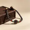 Nuevo brazalete tejido con cuentas vintage de Nepal estilo chino, brazalete de nicho estilo étnico artístico, versátil para exportación transfronteriza