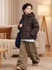 Ropa para Niños Zhilai Chaqueta de Plumas para Niños 2026 Invierno Nuevo Estilo Abrigo Engrosado para Niños Ropa Cálida para Bebé Niño Moderna