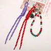 Nó Romano Dopamina Corda Paracord Tecida à Mão Material Semi-Acabado DIY Acessórios para Bolsa de Contas Lanyard para Pendurar Joias