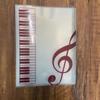 Clip para libro de música, carpeta A4, carpeta de música, clip para pentagrama, clip para música de piano, clip para música de 80 páginas