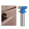 6/6.35/12/12.7mm Cortador de Uñas de Doble Curva Cuchillo de Cajón Tirador de Puerta de Gabinete Cuchillo Fresa para Madera Máquina de Recorte