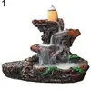 Queimador de Incenso de Resina com Fluxo Reverso Transfronteiriço Aromaterapia Cerâmica Criativa Artesanato Decoração Suporte para Incenso Vaso de Incenso Castiçal