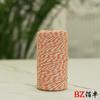 Corda de algodão bicolor 2mm corda de algodão DIY caixa de presente feita à mão corda trançada torção de cor 1.5mm fio atacado