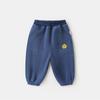Calças Compridas Estampadas Infantis 2025 Primavera e Outono Novas Calças Compridas Casuais para Meninos Calças Jogger Modernas para Meninas