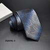 Formal para Hombre Negocios 8cm Trabajo Coreano Rayado Masculino Profesional Británico Color Sólido Novio Boda Sarga Poliéster